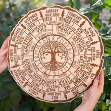 Charger l&#39;image dans la galerie, Wheel Of The Year Wood Sign