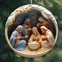 Charger l&#39;image dans la galerie, Ornement de Noël Nativité