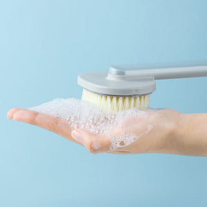 Brosse de nettoyage de massage de bain à long manche
