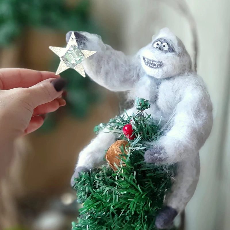 Sapin de Noël Abominable Bonhomme de Neige