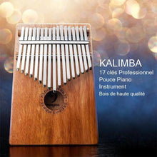 Charger l&#39;image dans la galerie, Kalimba 17 clés Professionnel Pouce Piano Instrument