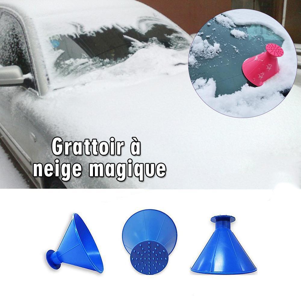 Grattoir à neige en forme de cône magique