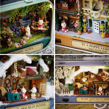 Charger l&#39;image dans la galerie, Maison de poupée miniature 3D avec des jouets de bricolage légers