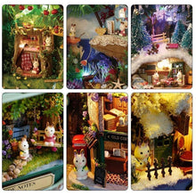 Charger l&#39;image dans la galerie, Maison de poupée miniature 3D avec des jouets de bricolage légers