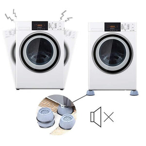 Support de machine à laver anti-vibration (4 pièces)