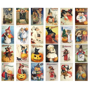 Carte Postale Halloween Vintage ( 24 pcs )