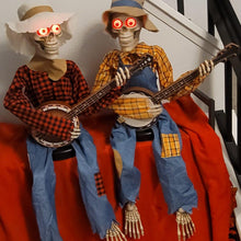 Charger l&#39;image dans la galerie, Squelettes de banjo de duel animés drôles